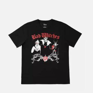 Disney 'Bad Witches' Graphic Tee Halloween feat Ursula, Malificent,